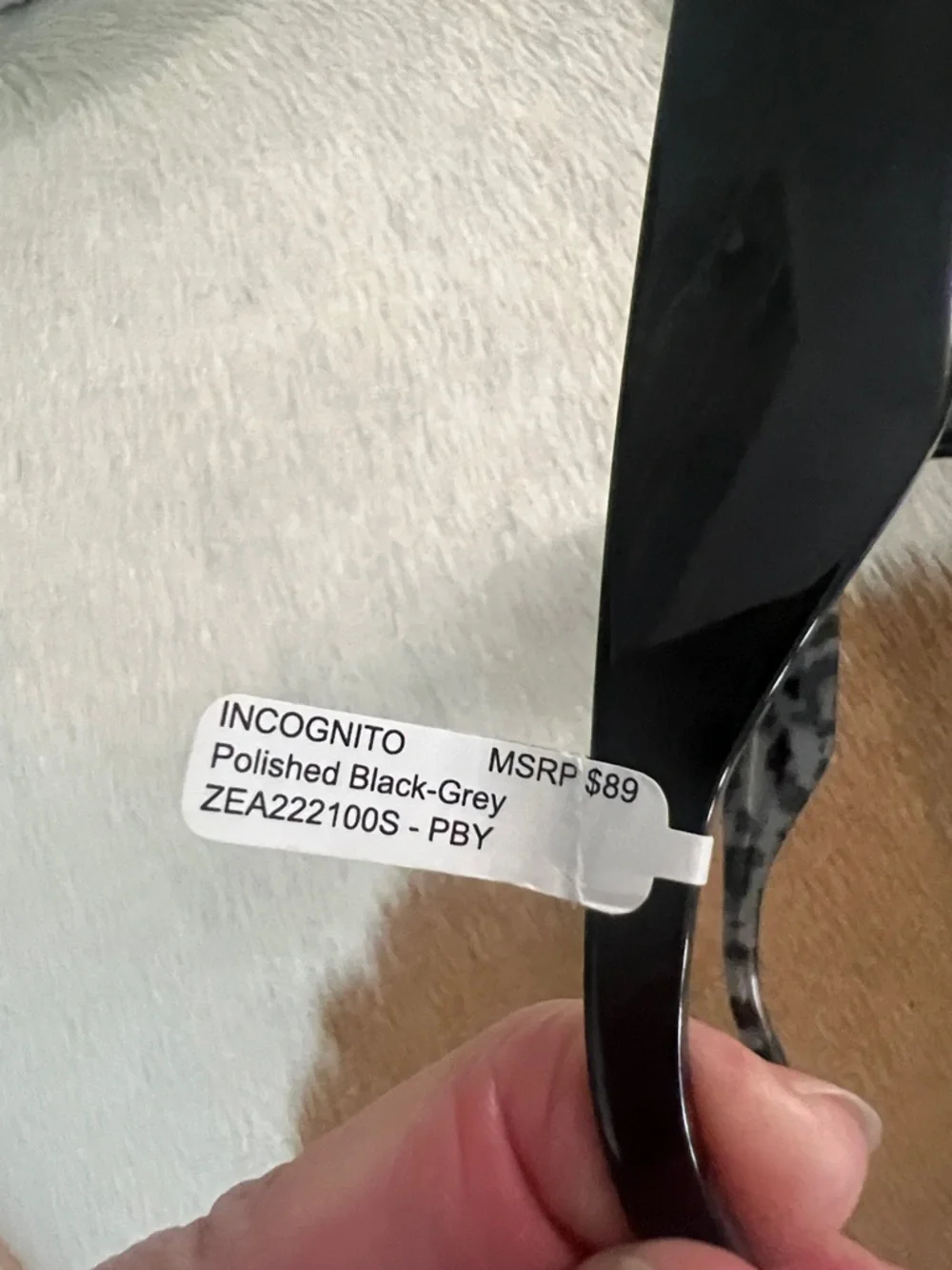 Z Supply Incognito  Black Cat-Eye Sunglasses with Tortoiseshell Temples NWT